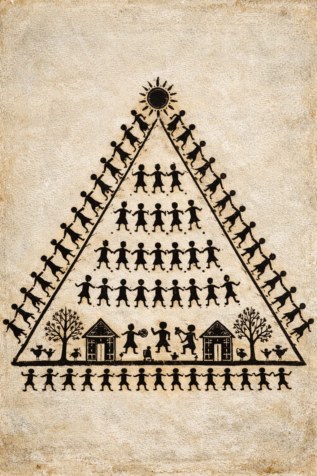 Warli Triangle Symbol